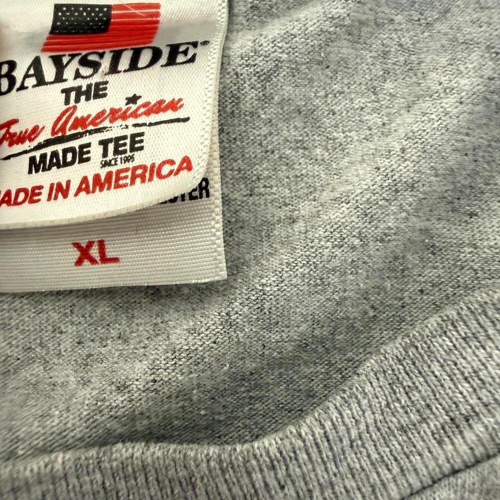 United States Army Graphic Tee Grey - Bayside Made in USA - Size XL - Picture 2 of 2